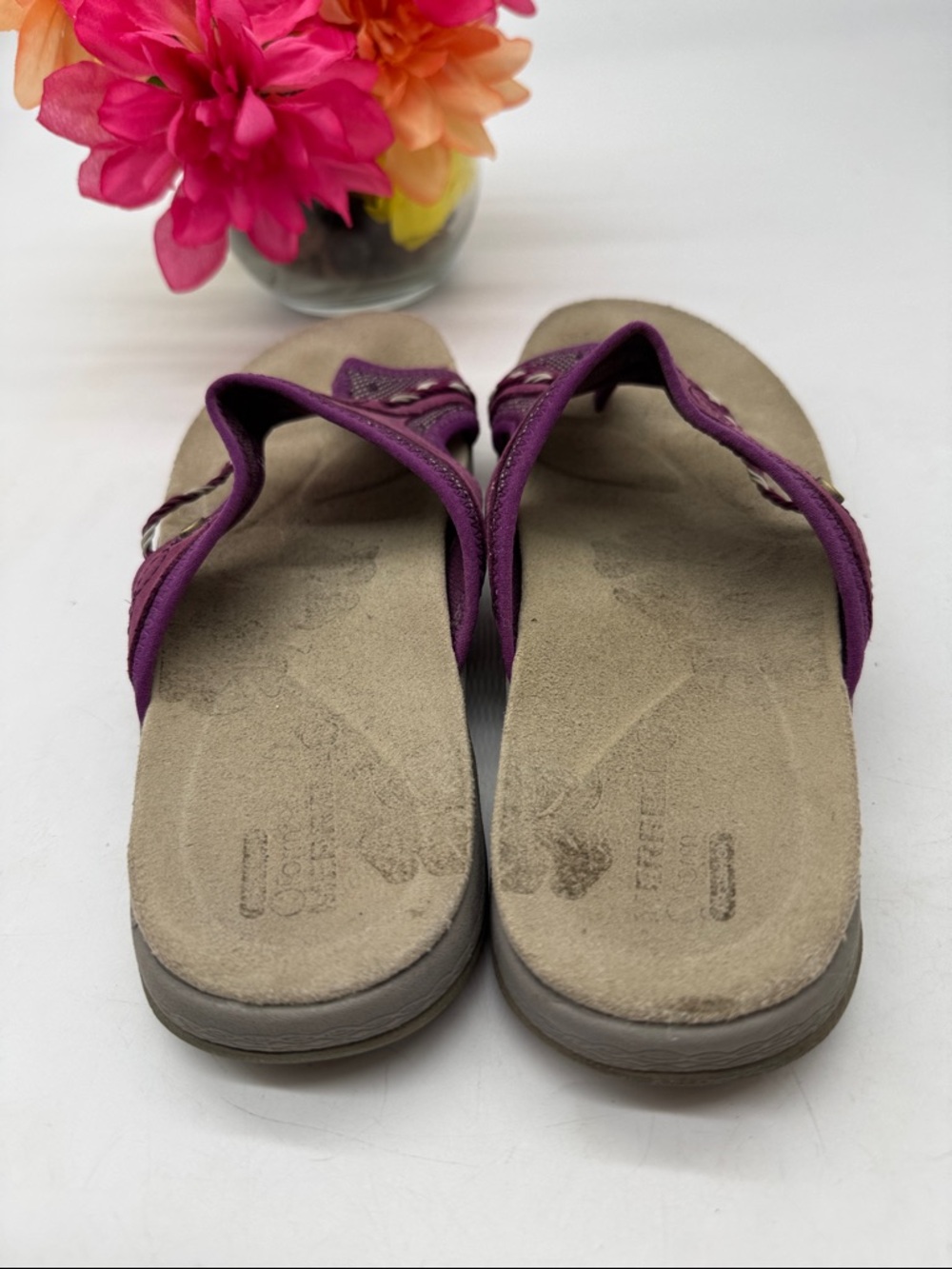 Merrel Purple Women's Comfort Toe-Post Sandals Size 8 MR9988A - Picture 3 of 7